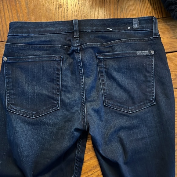 7 For all mankind Jeans The Ankle Skinny Size 31 Stretch - Picture 4 of 5